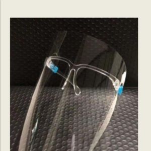 Clear face shield 5 pack